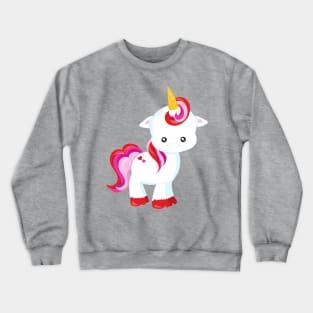 Cute Unicorn, Little Unicorn, Magic Unicorn Crewneck Sweatshirt